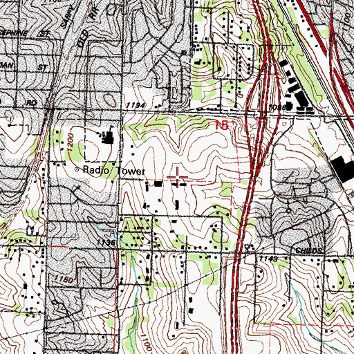 Topographic Map of Highland I Election Precinct, NE