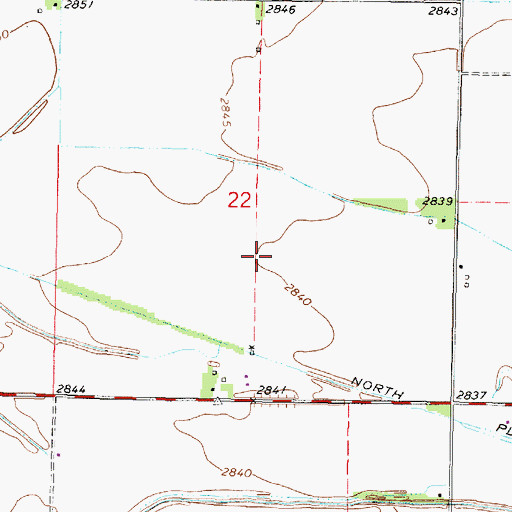 Topographic Map of Hinman Election Precinct, NE