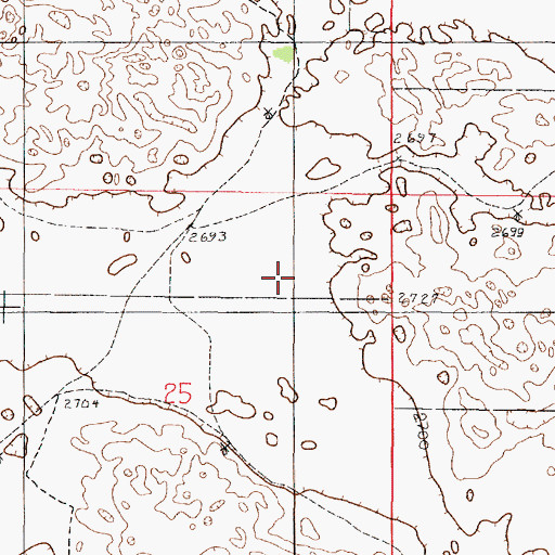 Topographic Map of Johnstown Election Precinct, NE