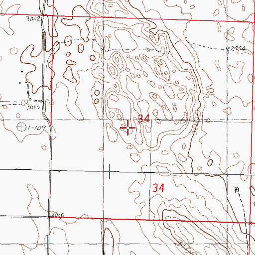 Topographic Map of Kilgore Election Precinct, NE