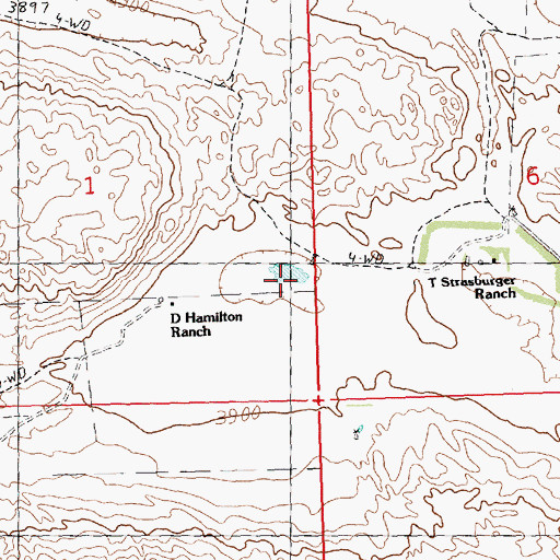 Topographic Map of Kinkaid Election Precinct (historical), NE