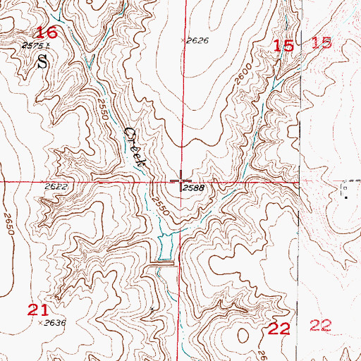 Topographic Map of Knowles Election Precinct, NE
