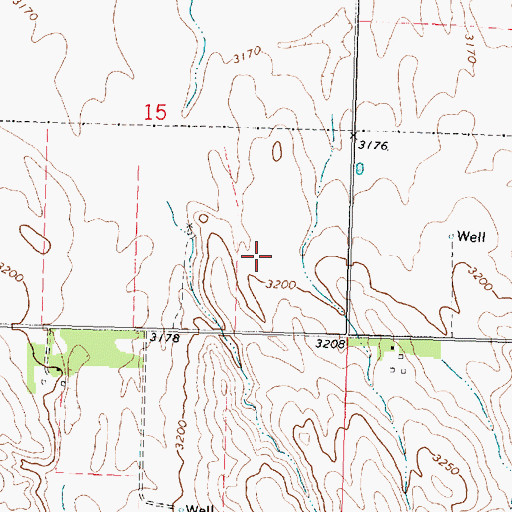 Topographic Map of Logan Election Precinct, NE