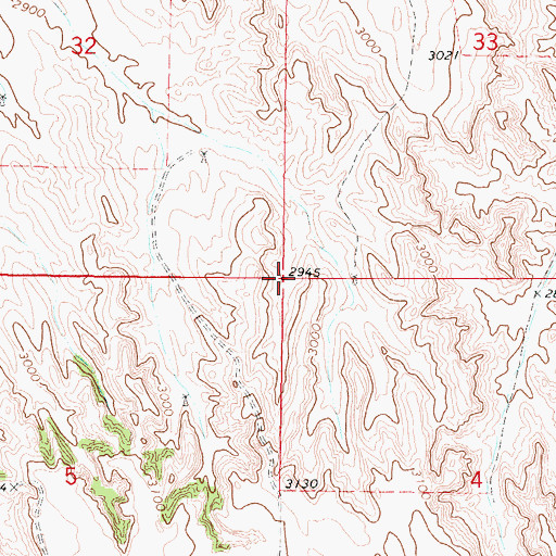 Topographic Map of Logan Election Precinct, NE