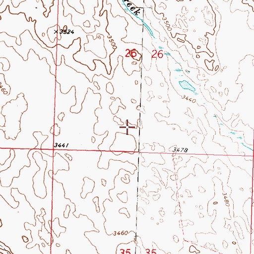 Topographic Map of Lonergan Election Precinct, NE