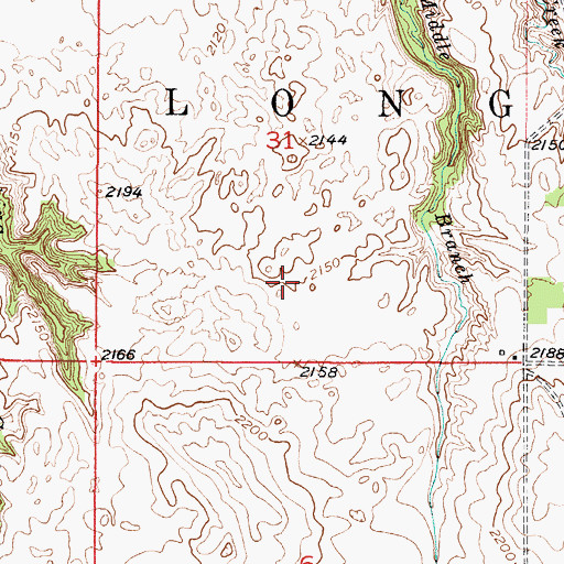 Topographic Map of Long Pine Election Precinct, NE