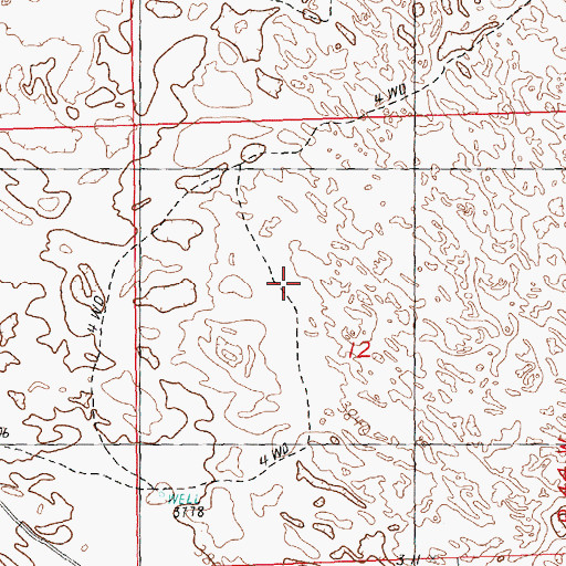 Topographic Map of Lost Creek Election Precinct, NE