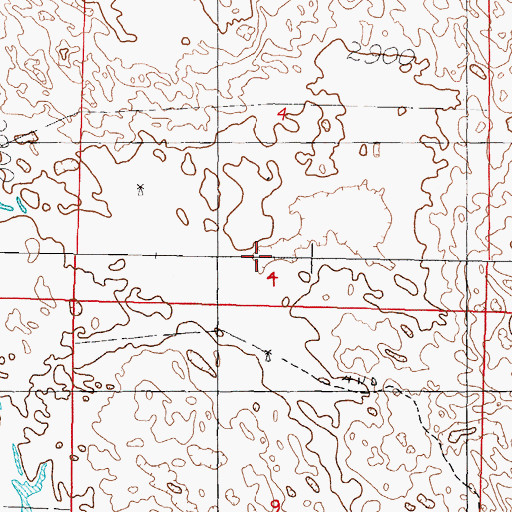 Topographic Map of Loup Election Precinct, NE