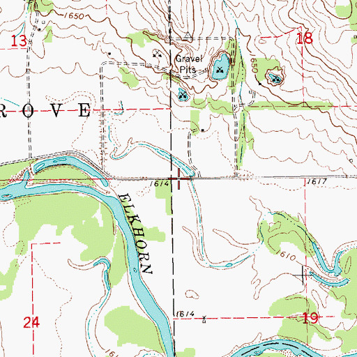Topographic Map of Meadow Grove-Jefferson Election Precinct, NE