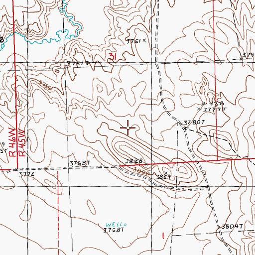 Topographic Map of Mirage Election Precinct, NE