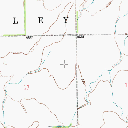 Topographic Map of North Osceola Election Precinct, NE