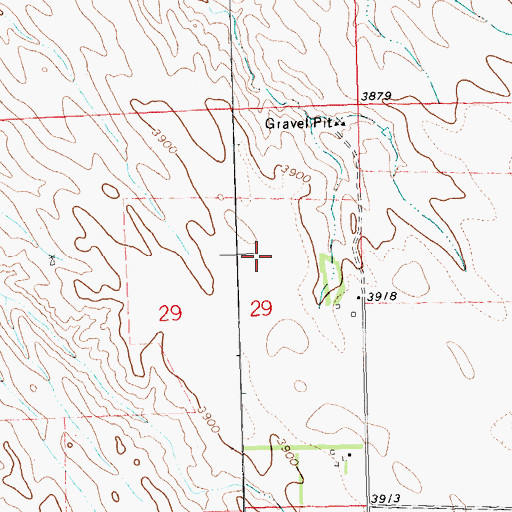 Topographic Map of Oshkosh Number 1 Election Precinct, NE