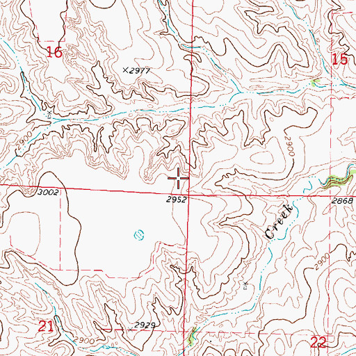 Topographic Map of Palisade Election Precinct, NE