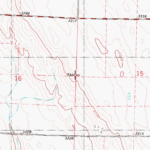 Topographic Map of Pioneer Election Precinct (historical), NE