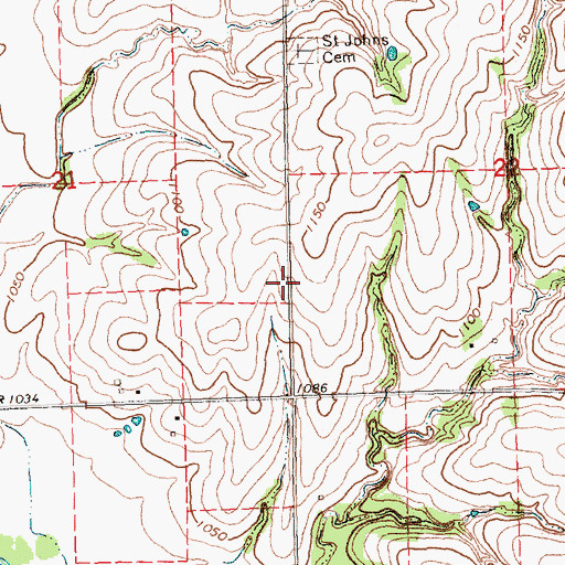 Topographic Map of Election Precinct 3, Table Rock, NE