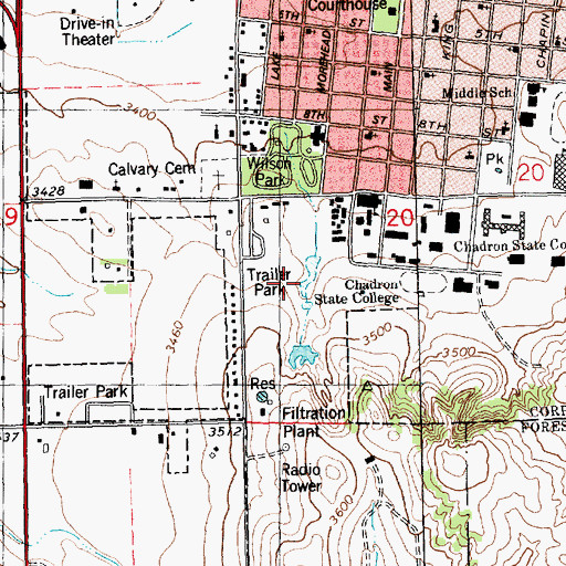 Topographic Map of Election Precinct 05, NE