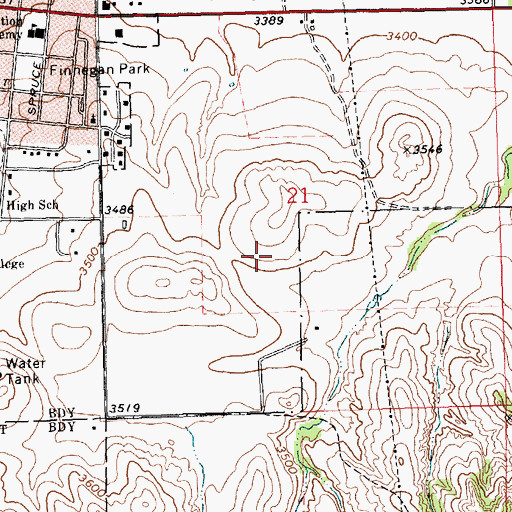 Topographic Map of Election Precinct 06, NE