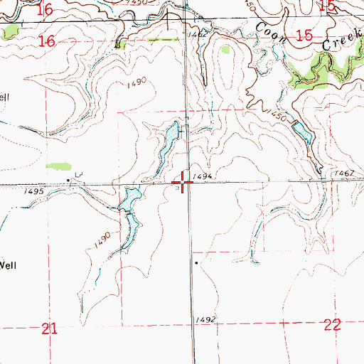 Topographic Map of Election Precinct O, NE