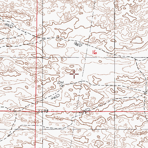 Topographic Map of Purdum Election Precinct, NE