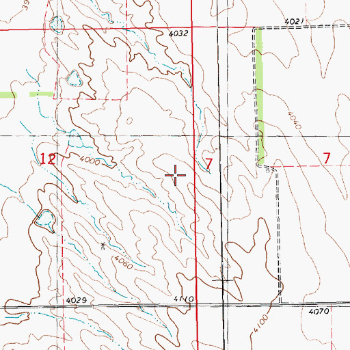 Topographic Map of Redington Election Precinct, NE