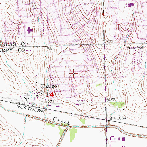 Topographic Map of Richland VI Election Precinct, NE