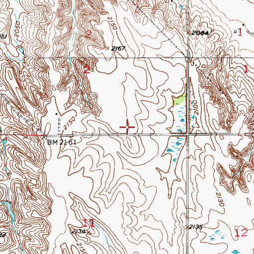 Topographic Map of Rockville Election Precinct, NE