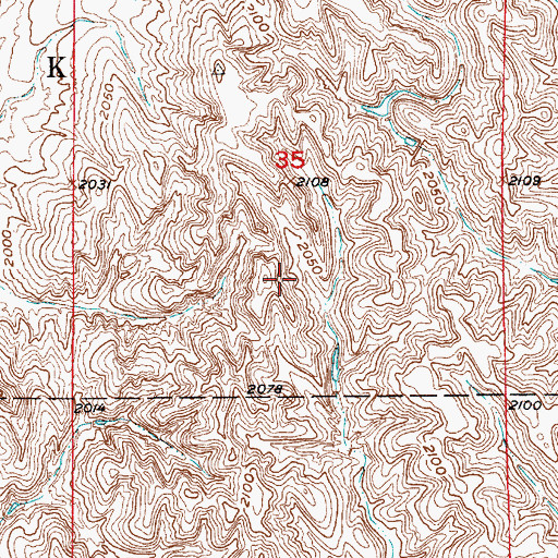 Topographic Map of Scotia Election Precinct, NE