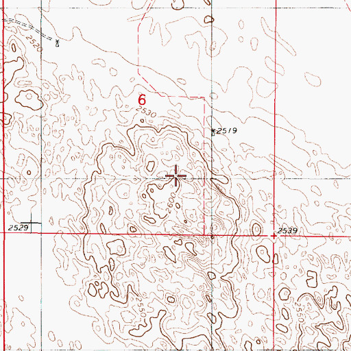 Topographic Map of Selden Election Precinct, NE