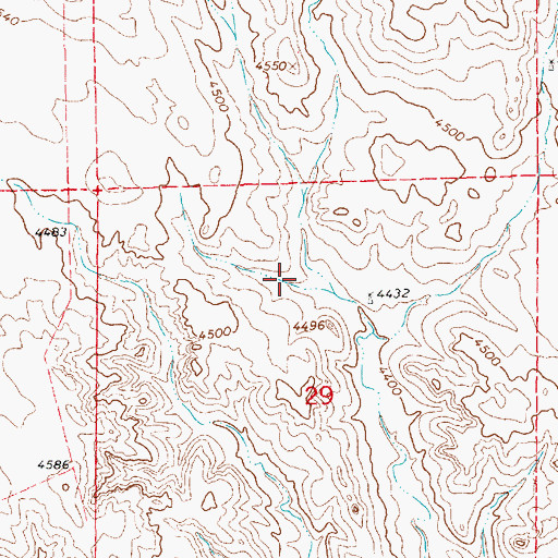 Topographic Map of Sheep Creek Election Precinct, NE