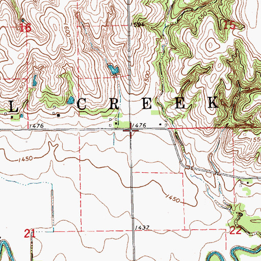 Topographic Map of Shell Creek Election Precinct, NE