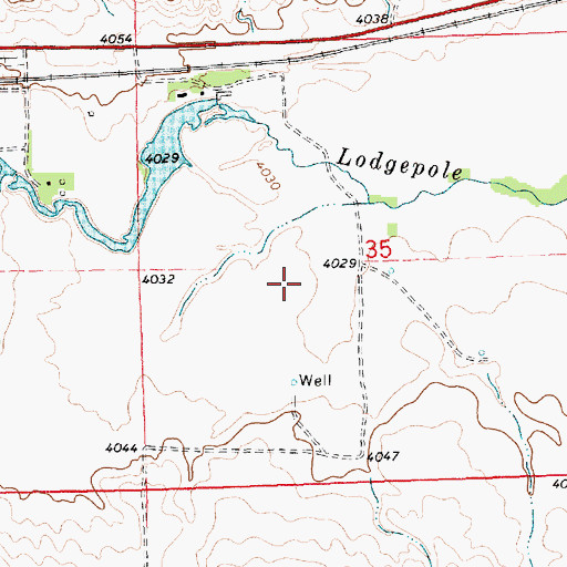 Topographic Map of Sidney 3 Election Precinct, NE