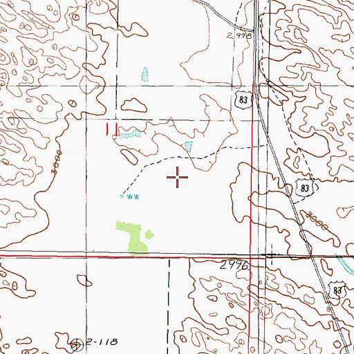 Topographic Map of Stapleton Number 1 Election Precinct, NE