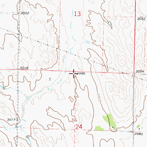 Topographic Map of Stapleton Number 2 Election Precinct, NE