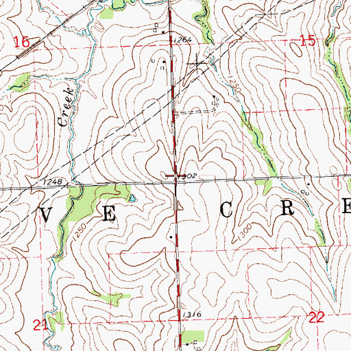 Topographic Map of Stove Creek Election Precinct, NE