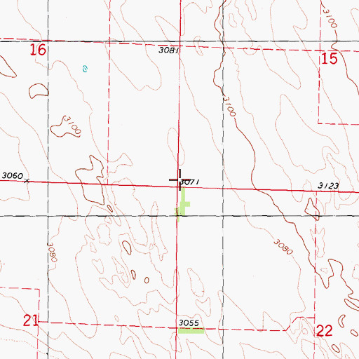 Topographic Map of Swan Lake Election Precinct, NE