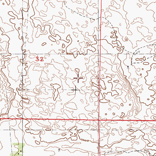 Topographic Map of Thedford Election Precinct, NE