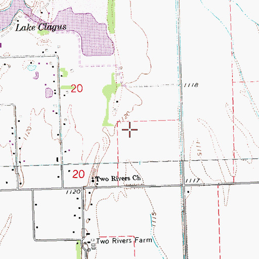 Topographic Map of Waterloo Election Precinct, NE