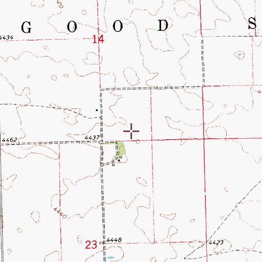 Topographic Map of West Bayard Election Precinct, NE
