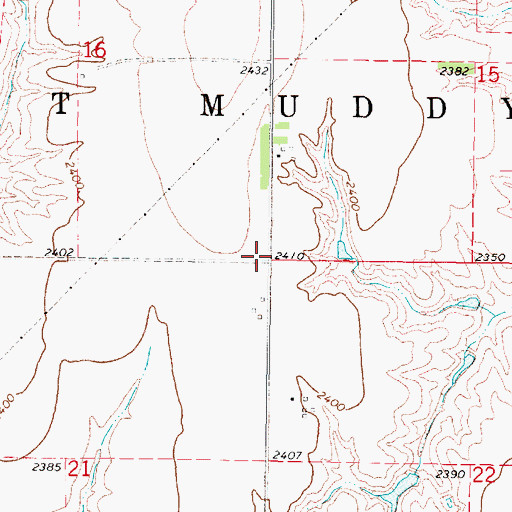 Topographic Map of West Muddy Election Precinct, NE