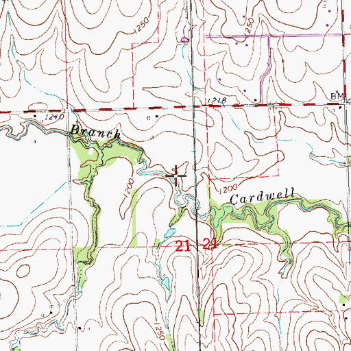 Topographic Map of Yankee Hill Election Precinct, NE