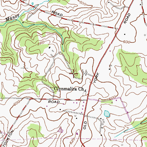Topographic Map of District 10, MD