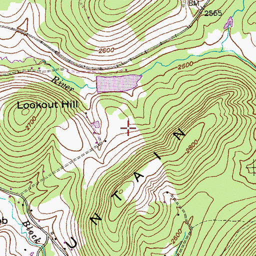 Topographic Map of District 10, Deer Park, MD