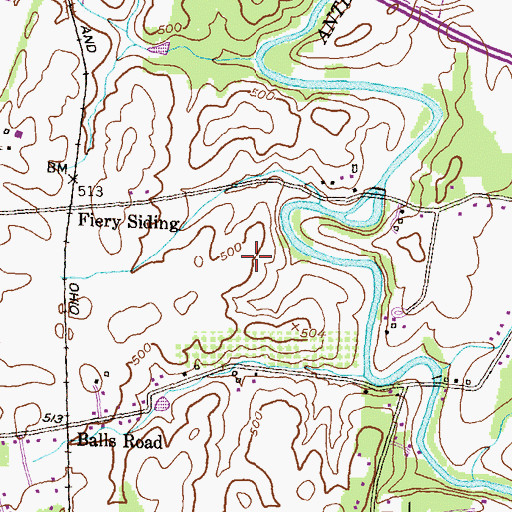 Topographic Map of District 10, Funkstown, MD