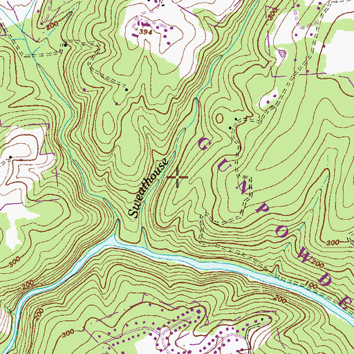 Topographic Map of District 11, MD