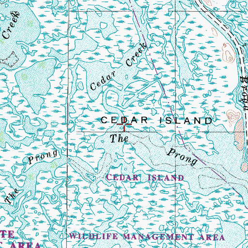 Topographic Map of District 12, Asbury, MD