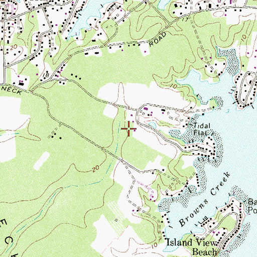 Topographic Map of District 15, MD