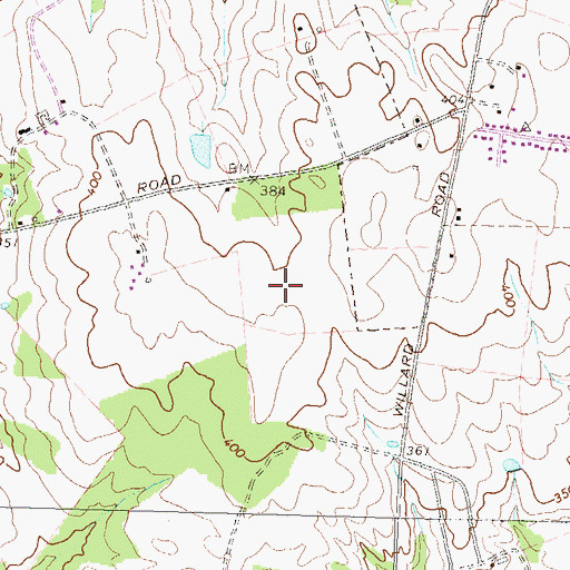 Topographic Map of District 3, MD