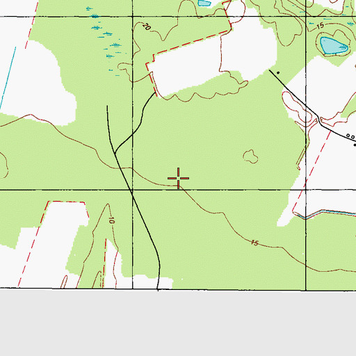 Topographic Map of District 3, Vienna, MD