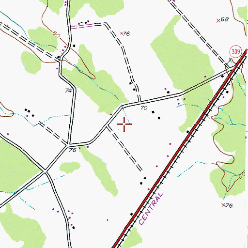 Topographic Map of District 4, Chapel, MD