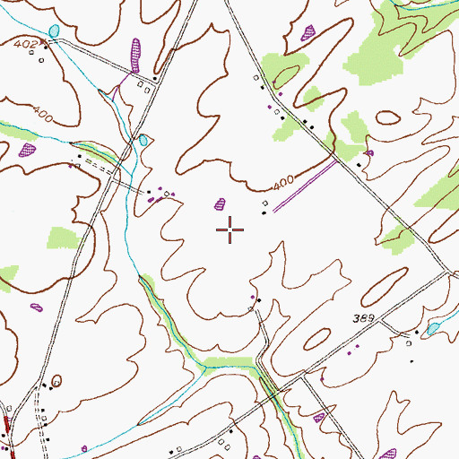 Topographic Map of District 4, Creagerstown, MD